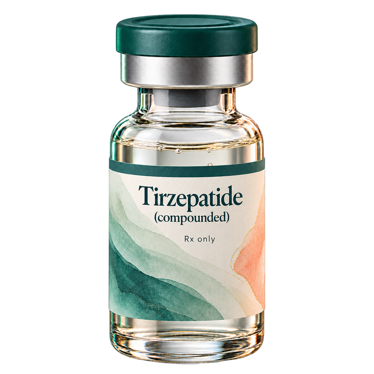 Illustrative unbranded Tirzepatide Injection packaging
